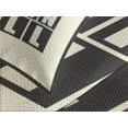 thumbnail image 4 of Ambesonne Rock Music Quilted Bedspread Set 3 Pcs, Retro Slogan Grunge, Queen Size, Charcoal Grey Beige Pink, 4 of 5