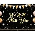 thumbnail image 5 of LUUFILx We Will Miss You Farewell Party Decorations Balloon Banner Colorful Backdrop Retirement Going Away Celebration Background Decor Multicolor Event Supplies, 5 of 5
