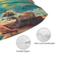 thumbnail image 3 of Balery Island Beach Guinea Pig Funda de Cojín Estampada, Regalos para Mujeres, Regalos de Amor para Ella, Regalos para Novia o Esposa, Funda de Almohada-14"x20", 3 of 6