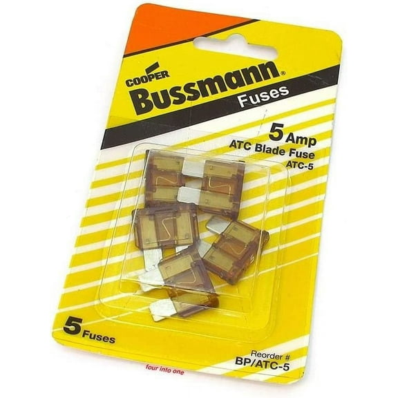 Bussmann Blade Fuse - Regular Blade Type - Multicolor