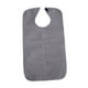 thumbnail image 3 of Babero portátil para adultos, lavable, impermeable, protector de ropa, tamaño grande, ajustable gris, 3 of 9