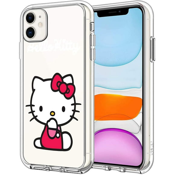 Phone Case for iPhone 11 Case, Clear Phone Case Individualized Design Cover Case (Hello-Kitty)