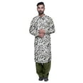 thumbnail image 1 of Atasi Printed Rayon Pathani Kurta With Solid Salwar For Mens Party Wear, 1 of 5