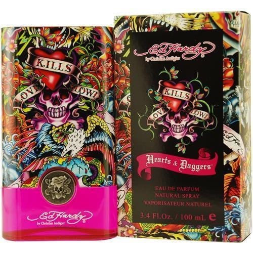 Hardy Hearts & Daggers Eau de Parfum Spray 3,4 Oz / 100 Ml pour Femme de Christian Audigier