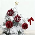 thumbnail image 1 of Décorations de Noël pour la Maison, Décorations de Noël Extérieures Intérieures, Décorations de Noël Boules de Noël Floquées Ensemble de Décorations de Noël Styles Multiples de Décorations de Sapin de Noël pour Autre Fête, 1 of 6