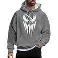 thumbnail image 2 of WXLWZYWL Funny Halloween Hoodies for Men Bat Design Shirt for Men with Pocket Drawstring Sweatshirt Hooded Costumes Pullover Tops Plus Size, 2 of 5