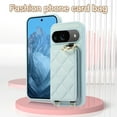 thumbnail image 2 of Decase for Google Pixel 9 / 9 Pro Case, Luxury Soft Rhomboid PU Leather Wallet, Shockproof Protective Phone Cover for Google Pixel 9 / 9 Pro with Crossbody Landyard,Blue, 2 of 9