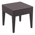 thumbnail image 3 of Luxury Commercial Living 3-Piece Brown Patio Seating Conversation Set 32", 3 of 6