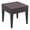 Brown, variant on Luxury Commercial Living 18" White Outdoor Patio Wickerlook Square Side Table