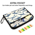 thumbnail image 2 of Organ Folder 14.2 x 0.8 x 10.6 Inches 13 Separate Pockets A4 Size Documents Folder A Sort Storage File Manager For The Home Office Cartoon Dolphin1, 2 of 7