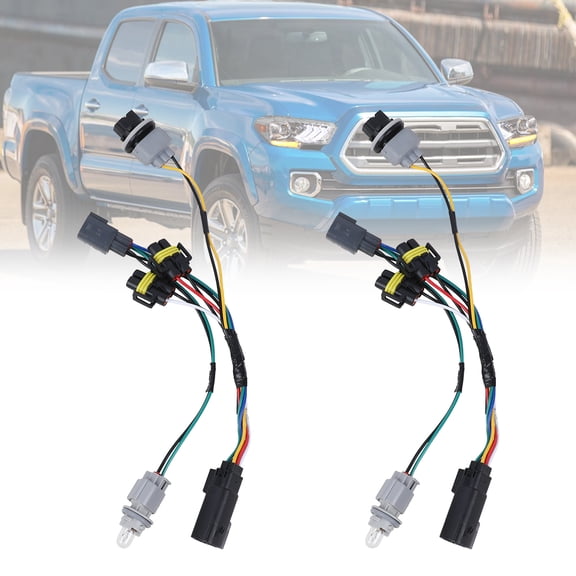 Headlights Convert Adapters for 2016-2023 Toyota tacoma w/factory LED headlight