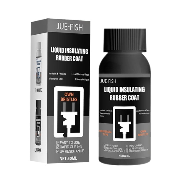 Wdftyju Sellador de tablero de lámpara impermeable líquido eléctrico de aislamiento de 50 ml (negro) Wdftyju 6ln5jy9al2ht6jp9