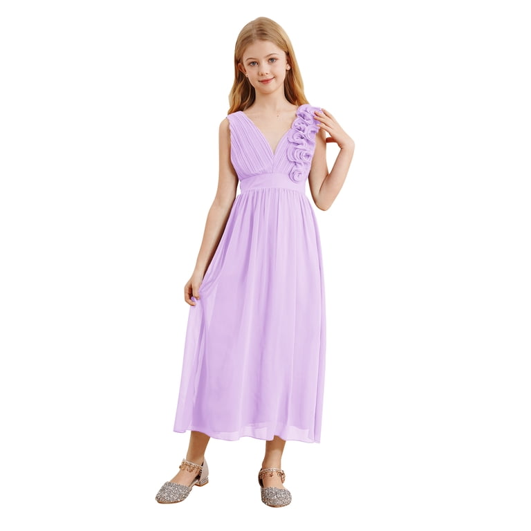 lavender junior prom dresses Pretty Lavender Tulle with Lace Applique Junior Prom Dress, New Formal   Cutedressy