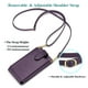thumbnail image 5 of Bolso bandolera para teléfono móvil con diseño de pavo real para mujer, color morado, 5 of 6
