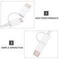thumbnail image 3 of COMPUKAS Cable USB C Recargable Con De Aluminio Y Núcleo De Cobre Para Oficina Y Hogar, 3 of 8
