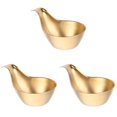 thumbnail image 1 of Tazón para condimentos de caviar, 3 unidades, tazas para salsa, cuchara para salsa, aderezo portátil, acero inoxidable 304, 1 of 6