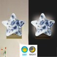 thumbnail image 4 of Star Shaped Energy Saving Night Light Living Room Night Light, Bedroom Night Light, Corridor Night Light, Study Night Light Blue Cute Flowers, 4 of 6