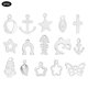 thumbnail image 1 of 90pcs Hair Braid Rings Dreadlocks Ring Leaf Star Fashion Hair Decoration Accessories, 1 of 4