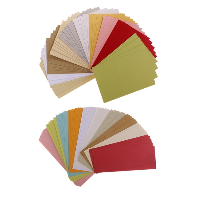 100 Piezas de Ctulina de Papel tesanal con Brillo Nacado en 2 Tamaños, Perfecta pa Bodas, , Manualidades, Invitaciones, Tjetas, álbum BLESIY Cartulina metálica para bodas