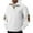 White, variant on Mens Pullover Sweatshirt Casual Sevevn Quilted Sweatshirts for Men Quarter Button Pullover Sweatshirt Stand Collar Outdoor with Pockets