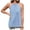 Light Blue, variant on CHUMUD Tank Tops for Women Trendy Sleeveless Denim Halter Tie Top Summer Casual