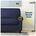 thumbnail image 5 of Pemberly Row 78" Rolled Arm Sofa with Removable Covers Navy Blue, 5 of 16