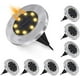thumbnail image 1 of Lamparas solares para exterior 8 LED, lampara de jardin solar, lampara de jardin exterior lamparas jardin IP65 (8 blanco calido) oso de fresa Electrónica, 1 of 5