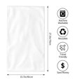 thumbnail image 4 of Bingfone White Ultra Absorbent & Soft Hand Towels For Bath, Hand, Face, Gym And Spa-27.5x16in, 4 of 9