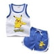 thumbnail image 3 of Conjunto de ropa para niños, camiseta de Pikachu para niño y niña, pantalones cortos, conjuntos de 2 uds., conjuntos de algodón para niñas pequeñas, ropa deportiva de la Patrulla Canina para niños, 3 of 5