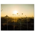 thumbnail image 1 of Hot Air Balloon Ceramic Tile Mural Kitchen Backsplash Bathroom Shower, 400677-S5, 1 of 3