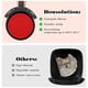 thumbnail image 3 of Almohadillas de aislamiento reutilizables para freidora de aire, 2 piezas de 9 pulgadas resistentes al calor redondas de silicona para freidora de aire accesorios, vaporera antiadherente oso de fresa  Hogar, 3 of 5