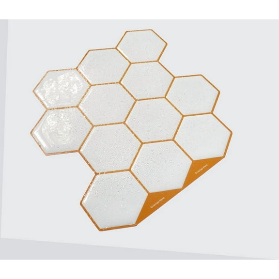 Mosaicowall 10-Sheet Peel and Stick Tile - 11.9"x11.8" Premium Kitchen Self Adhesive Backsplash Tile