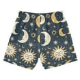 thumbnail image 2 of joogoo Boys Swim Trunks Boho Moon and Star Beach Board Shorts Drawstring Swimsuit 5T, 2 of 6