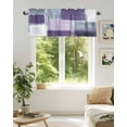 thumbnail image 6 of Purple Grey Valances for Windows Graffiti Art Abstract Mottled Texture Modern Valance Rod Pocket Short Window Treatments Curtains for Kitchen Bathroom Living Room Bedroom, 54 x 18 Inch, 6 of 7