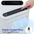 thumbnail image 4 of Eastvita 10000 BTU Portable Air Conditioner Cooling/Dehumidifier/Fan Functions/Cools 450 Sq Ft/Remote Control/LED Display Included, 4 of 6
