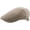 Khaki, variant on Men Mesh Summer Sun Newsboy Flat Cap Breathable Duckbill Ivy Hat