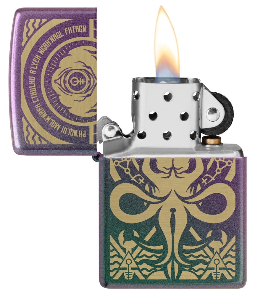 Zippo Evil Design Iridescent Pocket Lighter