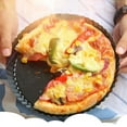 thumbnail image 3 of 8 Inch  Baking Mould Pizza Cake Shallow Non Stick Pan Active Aluminum Alloy Pie Dish Tray, 3 of 6