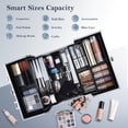 thumbnail image 3 of Organizador portátil de cosméticos Makeup Train Case FRENESSA, 3 of 9