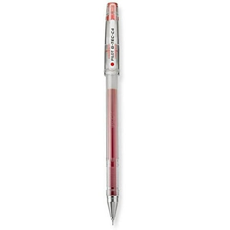 Pilot G-Tec-C Gel Rolling Ball Pen Red Ink, Ultra Fine Point, 6-COUNT (35493)