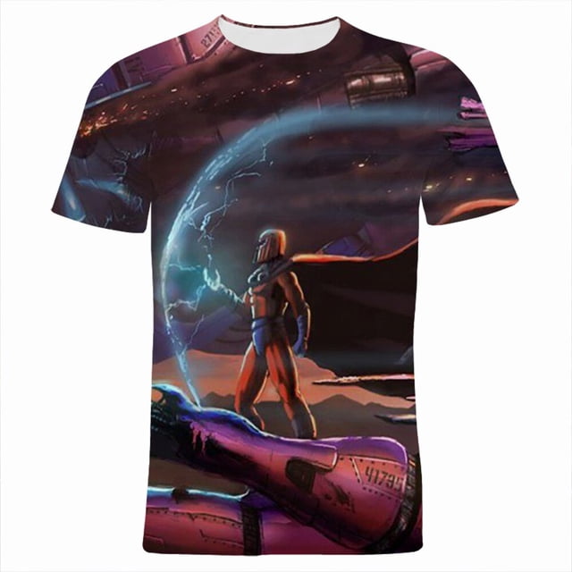 Camiseta Für Männer Sommer Marvel Magneto 3D Gedruckt Frauen Camisetas Mode Streetwear Harajuku Kinder Kleidung xuanjing unisex