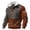 b-Orange, variant on Men's 250th Anniversary USA Half Zip Pullover United States 250 Years Of Freedom Sweatshirt Patriotic Fleece Collar Shirt