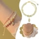 thumbnail image 2 of Pulseras de alta gama, ramas doradas y hojas de jade, lujo ligero, pulseras de nicho, alta gama, 2 of 7