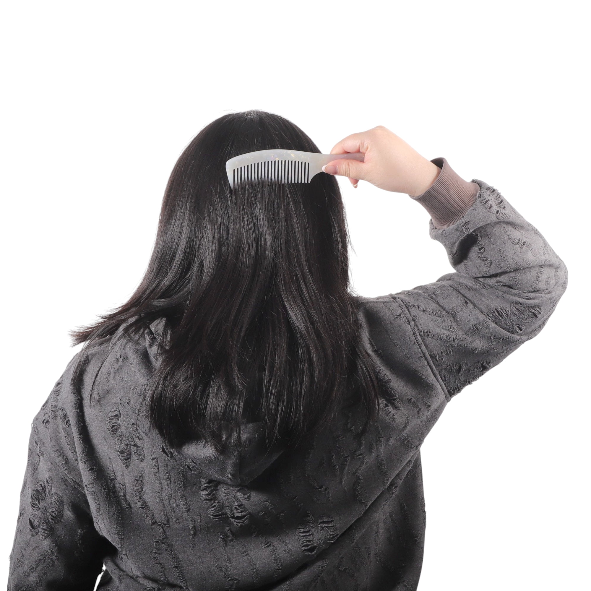 Unique Bargains 1 Piece Women Durable Hair Straightening Comb for Curly Hair White