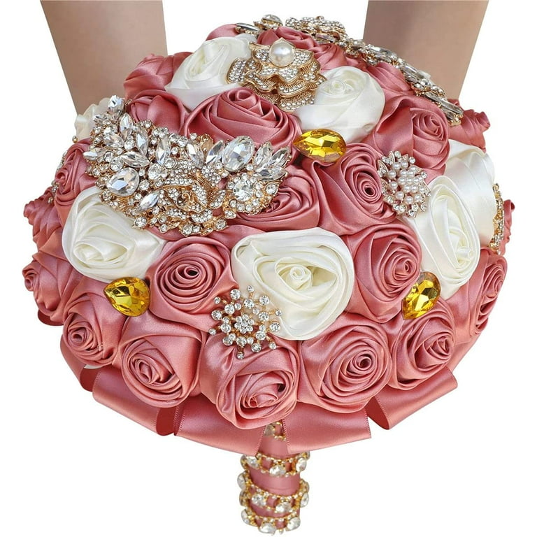 European Bridal Bouquet Elegant Wedding Flower Brooch For Party Decorations  And Flowers From Lpdqlstudio, $60.58