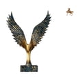 thumbnail image 1 of Estatua de caballo de extendidas de resina, escultura, adorno de Feng Shui, figuras decorativas, artesanías vintage, adorno de regalo, escultura, 1 of 8