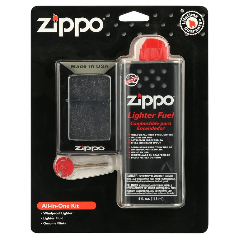 Zippo Refillable All-in-One Gift Pack with Windproof Lighter Zippo Refillable All-in-One Gift Pack with Windproof Lighter