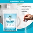 thumbnail image 3 of Sea Mount Naturals Pure Sea Salt, 2 lb Resealable Bag - Natural Sea Salt for Cooking, Baking and Seasoning, 3 of 7