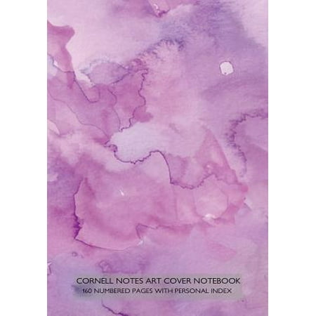 Art Note (Cornell Notes Art Cover Notebook 160 Numbered Pages with Personal Index: Notebook for Cornell Notes with Southern Fjord Watercolor Cover - 7x10 Ideal for Studying, Includes Guide to Effective)