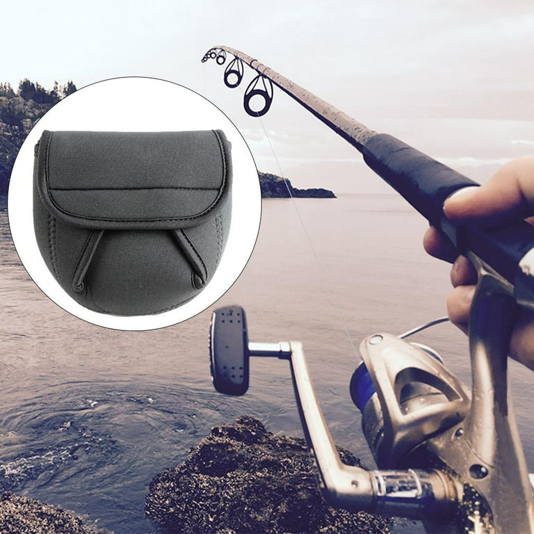 Fishing Reel Cover Bag, Reel Pouch Water Resistant Saltwater Neoprene  Fishing 